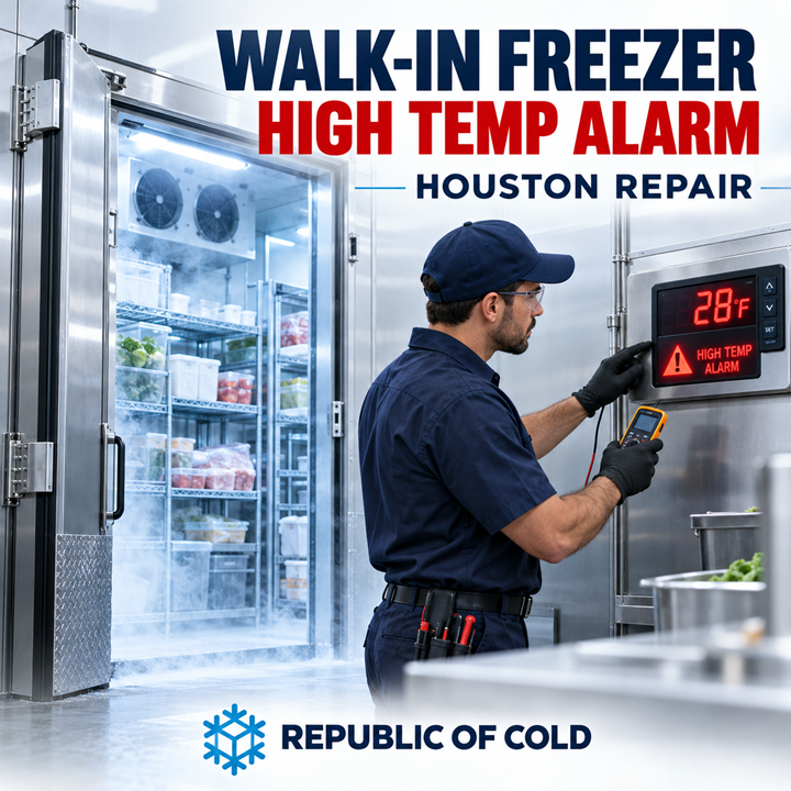 Walk-In Freezer High Temperature Alarm | Houston Repair